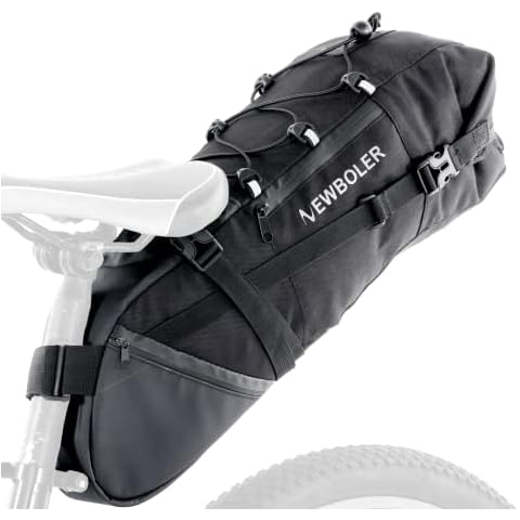 Lixada Bike Saddle Bag 3-10L Large-Capacity Mountain Road MTB Bicycle Bike Cycling Tail Bag Storage Pack Bicycle Under Seat Bag Cover