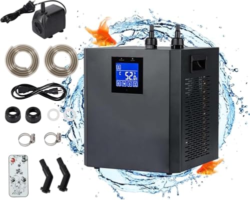 Ezcasch Aquarium Chiller, 79gal 1/3 HP Water...