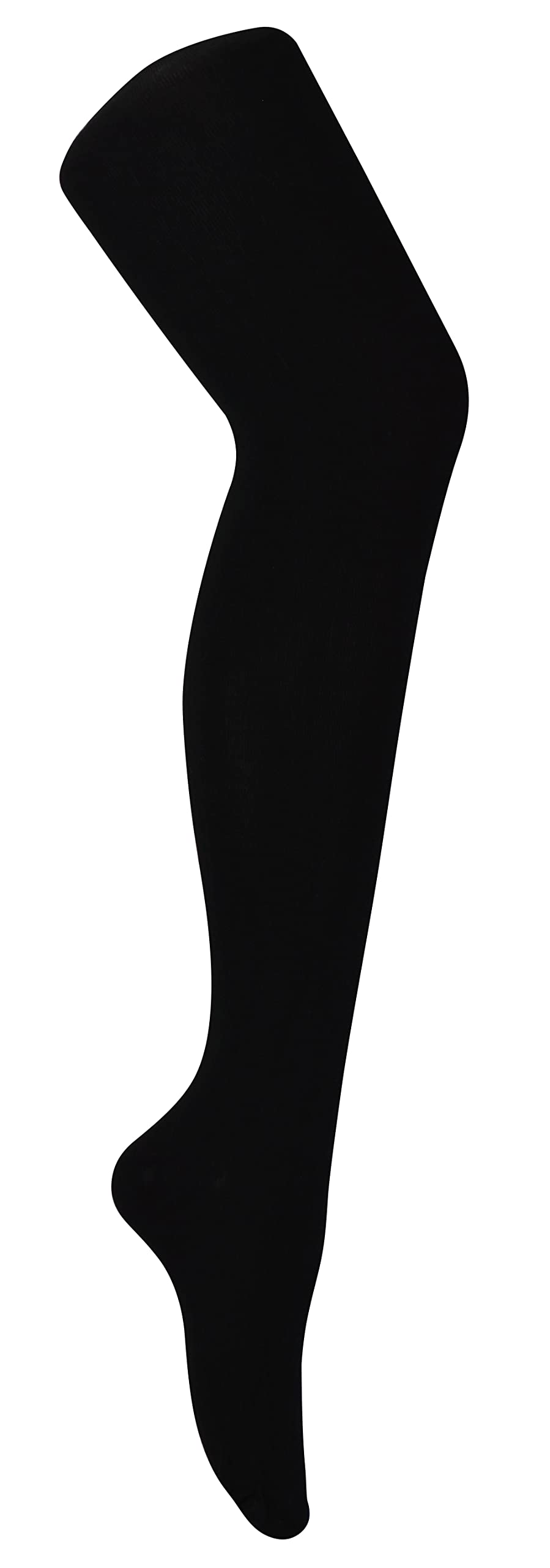 Sock Snob Women's  Black Ladies Soft Breathable Bamboo Tights in Size XL, BrandAlley