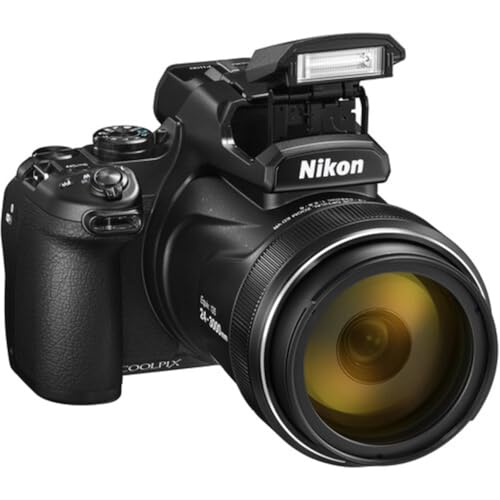 Image of Nikon COOLPIX P1100 Superzoom Digital Camera | 125x Optical Zoom with Image Stabilization Bundle with 64GB Card + Tiffen UV Filter + KC-25 Camera Bag + Cleaning Kit + Cap Keeper + Microfiber Cloth