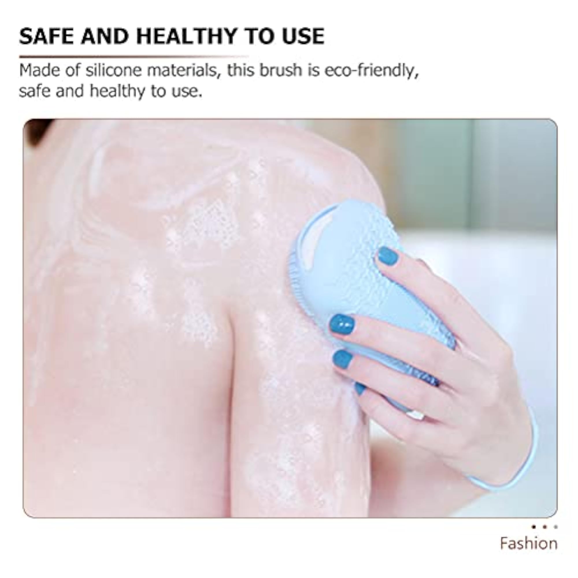 2pcs Silicone Bath Brushes Set, Cleaning Accessories