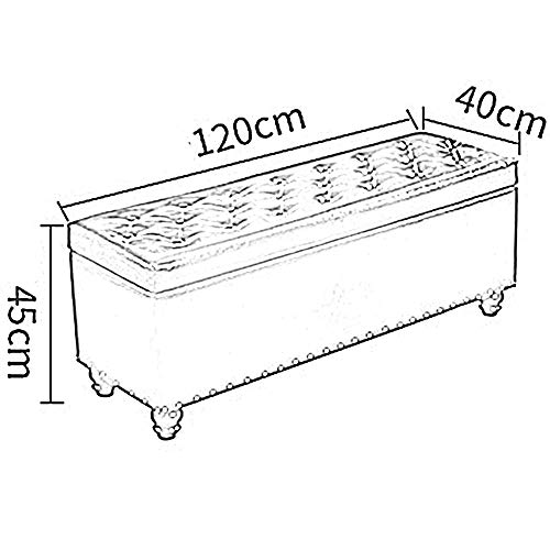 Pouf de rangement pliable avec couvercle repose-pieds carré