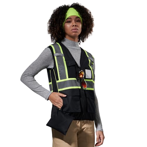 Image of AYKRM 11 color Ladies High Vis Reflective Safety Vest for Women