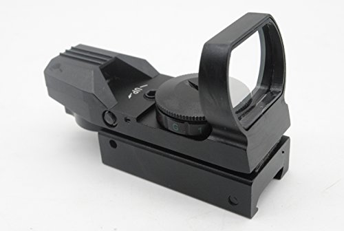 TRIROCK Optik Rot grünen Punkt Holografische Reflex Sight Scope mit 4 Typ Fadenkreuz für 20 mm Schienen Cover