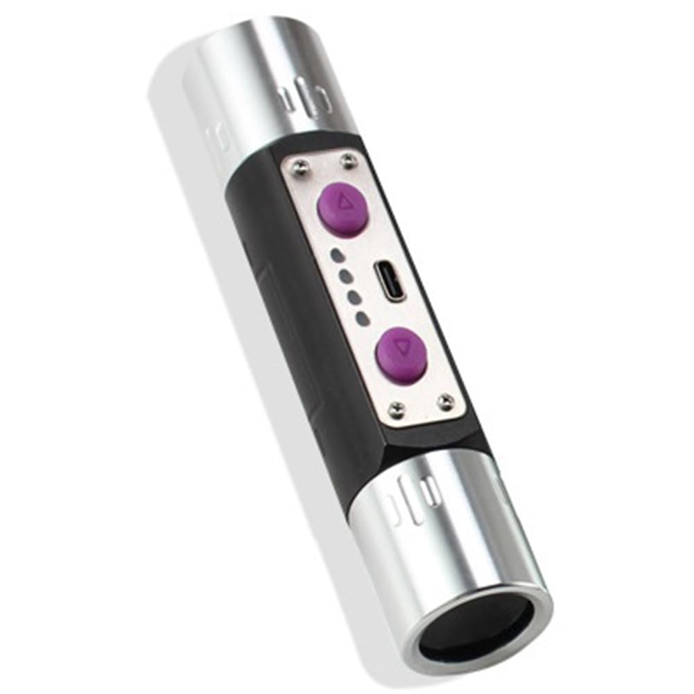 Jnchdghwa Fluorescent Agent Violet Light Flashlight UV Money Detector 254nm 365nm 395nm for Bill Jewelry Ink Currency Detection B