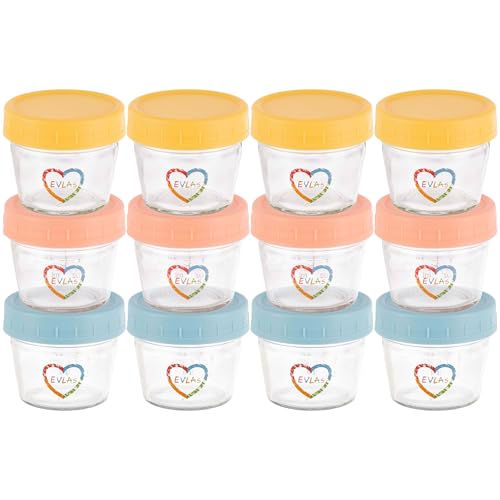 EVLA'S Baby Food Containers 12-Pack