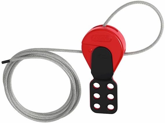 ABUS Loto - Lockout/Tagout Safelex™ Universal Cable Lockout - 6' Cable Length