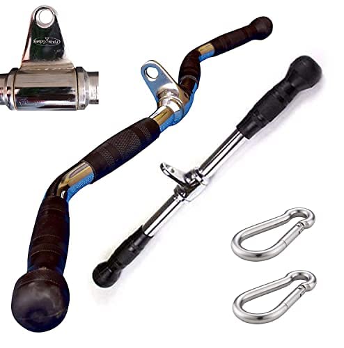1 of Zigzag Handle, 1 of Triceps Handle, Multi Training bar, Pro Grip Seated | 4 Grips | 2 Safety Lock Free-image-28