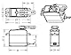 ANNIMOS 35kg kernloser digitaler Servomotor 7.4V Edelstahl Getriebe wasserdicht 1/8 1/10 1/12 Standard RC Servos 270 Grad