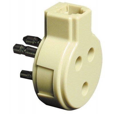 Fiche mini-Adaptateur téléphonique avec prise tripolaire fiche plug Cover