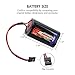 Tenergy 4.8V 2000mAh Capacity NiMH Battery Pack with Hitec Connectors, Futaba, Square Rechargeable Battery for RC Receivers, Airplanes, and More