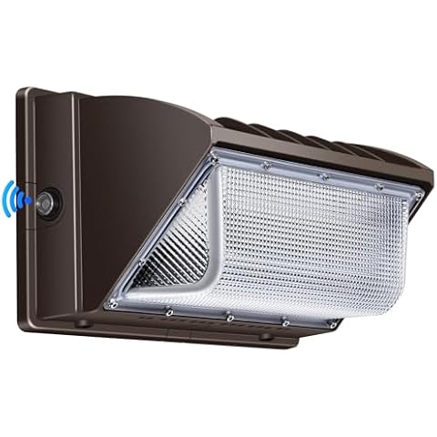 Juyace 150W LED Wall Pack Light with Dusk to Dawn Outdoor Lighting Security Flood Light 5000K 100-277V IP65 Waterproof for Barn Warehouse Yard Cover