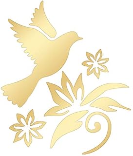 EdC DIY Modern Mirror Style Wall Stickers, Removable Wallpaper Lovely Wall Decoration Romantic