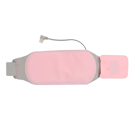 Portable Heating Pad, Cordless Menstrual Heating Pad, Electric Heating Uterus Belt for Pain Relief of Cramps in Women and Girls, Adjustable Elasticity, 3 Temperature Settings
