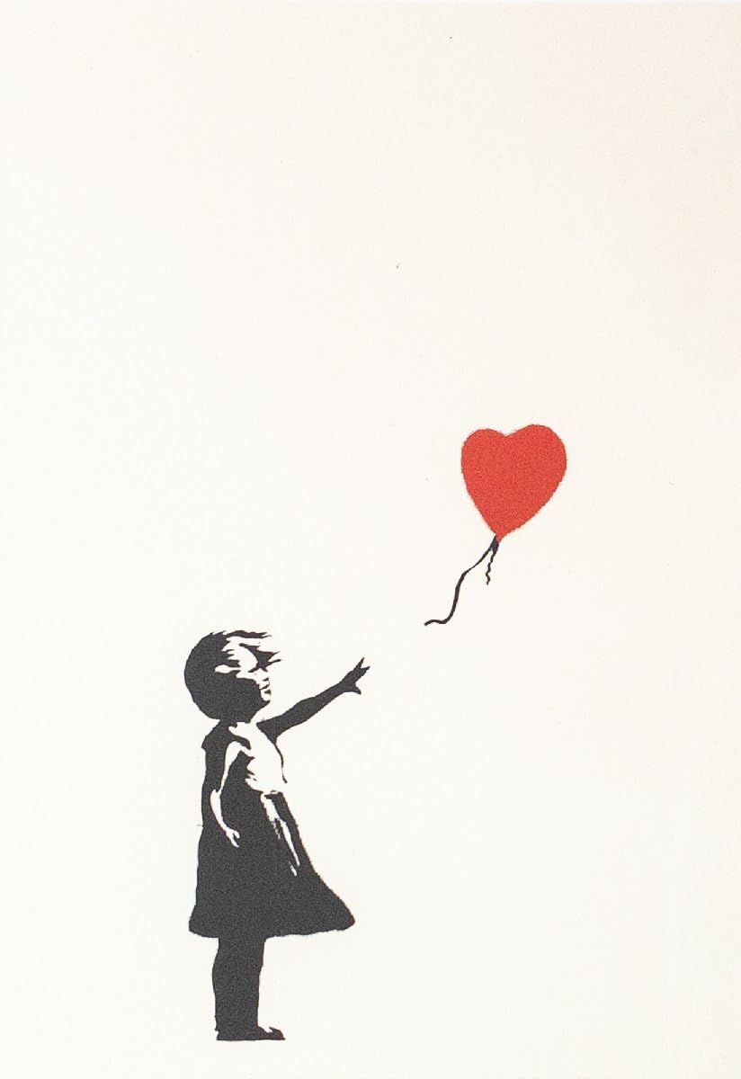 Amazon｜SHINバンクシー BANKSY 「Girl with Balloon (風船と