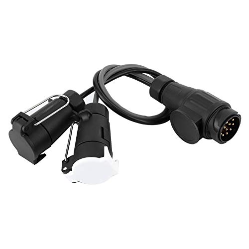 Conector de remolque de 13 a 7 pines N y S CHICIRIS de plástico con contactos de latón 3