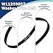 W11239857 W10808317 Washer Drive Motor Belt Compatible with Whirlpool Maytag Amana Kenmore Top Load Clothes Washing Machine Replaces Part Number 4845287, AP6333320, PS12578772, WE12M29