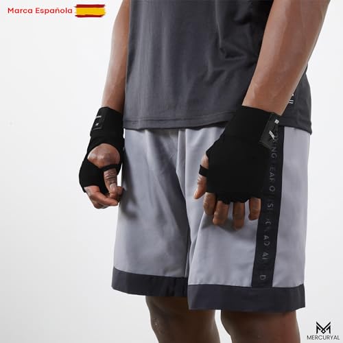 MERCURYAL Premium 4m Boxbandagen mit Daumenschlaufe - Bandagen Boxen - Boxbandagen Herren - Box Bandagen - Boxing Wraps - Boxbandage Hand für Boxen Kickboxen,MMA Boxen Muay Thai (Schwarz, 4M)