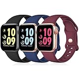 【Compatibilidad】 La correa de silicona suave compatible con Apple Watch se / apple watch Series 7, Series 6, Serie 5, Serie 4, Serie 3, Serie 2, Serie 1. (Solo la correa de iWatch, no incluye reloj)