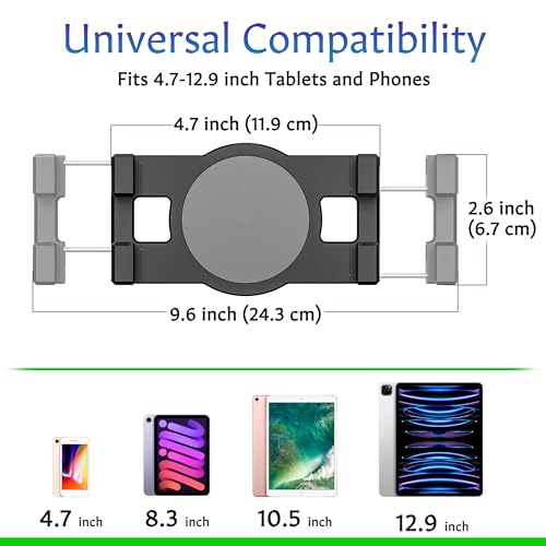 Soporte de pared para tableta de 12.9 pulgadas articulado e inclinar horizontal 3