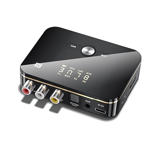 Adaptateur audio NFC à faible latence Bluetooth 5.0 pour amplificateur et TV