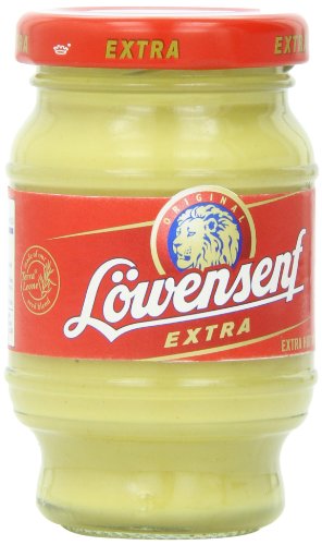 Lowensenf Extra Hot Mustard Jar 3.7 Ounce
