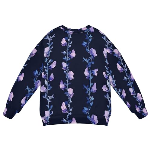 JUNZAN Retro Snapdragon Navy Blue Kids Girls Pullover Hoodie Fleece Hoodie for Boys Camping 4T2