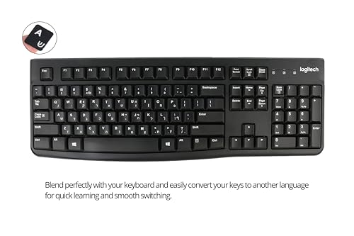 Adesivos de teclado hebraico [5 em 1], adesivo de substituição de letras de teclado hebraico-inglês