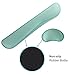 Poualss Memory Foam Set Keyboard and Mouse Wrist Pad Rest,Cushion Support for Office,Gaming,Computer,Laptop and Mac,Pain Relief& Easy Typing (Mint Green)