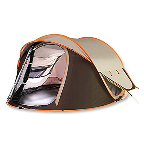 Carpa automática para camping 3-4 personas azul gran tamaño miniatura 1