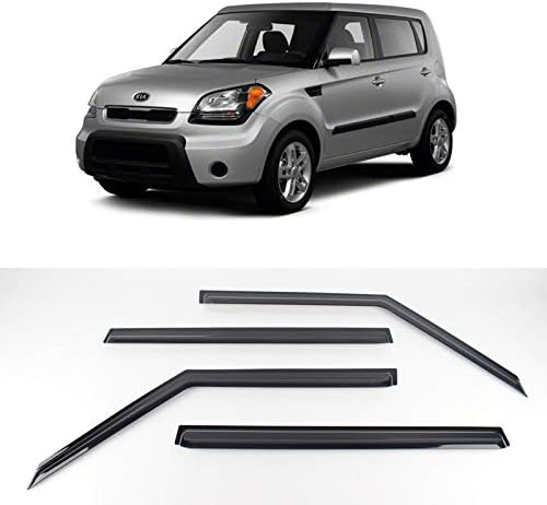 SAFE Smoked Window Visor Sun Rain Vent Guard 4p K-901-087