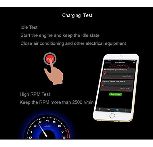 BM2 12 V Bluetooth Batterij Monitor 4.0 Apparaat Auto 12 V Draadloze Batterij Sense Tester 12 V Auto Motor Boot RV… - Afbeelding 8