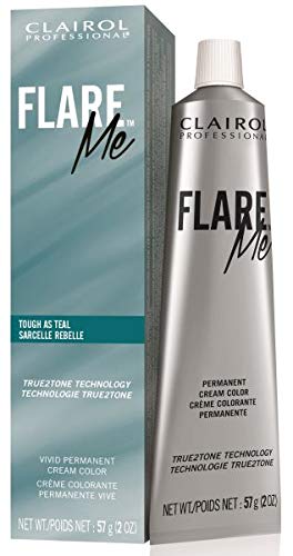 Clairol Flare Me Permanent Cream Color Tough As Teal (Pack of 6)