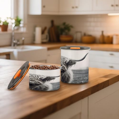 Contenedor hermético para café Blueangle de acero inoxidable 500 ml miniatura 6