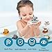 Imagen de LYNSAN 12 piezas de juguetes de baño juguetes de baño de silicona para bebés juguetes de agua juguetes de salpicaduras para piscina barcos bonitos regalos de animales para niños bebés niños pequeños