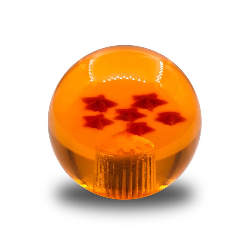 SZJLMKJ Joystick ball top handle Star Balltop Clear Ball Top Handle for ZIPPY SANWA SEIMITSU Hori Crown M6 Joystick (6 stars)