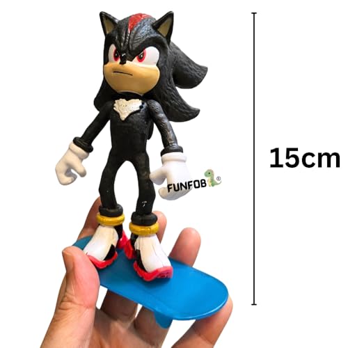 Image of FUNFOB Cartoon Action Figure Height-15cm Collectible for Fans PVC Multicolour | So-nnic Black