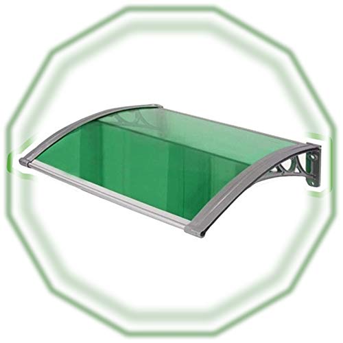 Eingangstür EIN Überdach Türdach Überdachung, Terrassenüberdachung Regen Schneeschutz Robust Langlebig Vordach Türdach Mit Silberner Halterung Für