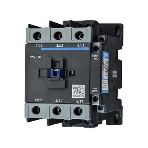 Contacteur NXC-100 100A triphasé rail DIN 220V 1NO 1NC
