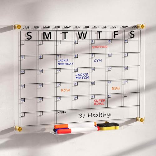 Acrylic Calendar for Wall