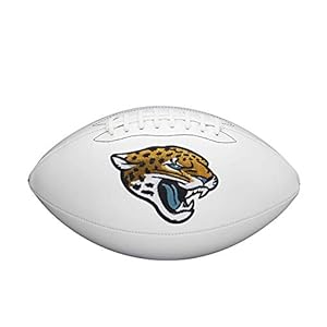 WILSON NFL Live Signature Autograph Football – Official Size, Jacksonville Jaguars