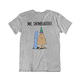Photo Gallery mr snowboarder - mens snowboarding gift organic cotton t-shirt (xxx-large, grey) Photo Gallery mr snowboarder - mens snowboarding gift organic cotton t-shirt (xxx-large, grey)