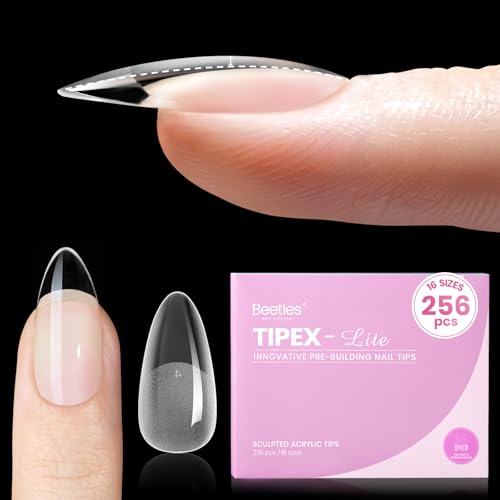 Beetles Tipex Lite Apex Nail Tips on a decorative background