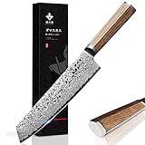 böker damast kochmesser test [Superscharfe Messer] Im 12°-Winkel geschärft, für einen perfekten Schnitt bei jeder Arbeit. Die handpolierte Oberfläche und das einzigartige Muster dieses Damaszener-Küchenmessers zeugen nicht nur von atemberaubender Handwerkskunst, sondern tragen auch erheblich dazu bei, den Widerstand und das Anhaften von Lebensmitteln zu verringern und so den bestmöglichen Geschmack zu gewährleisten.