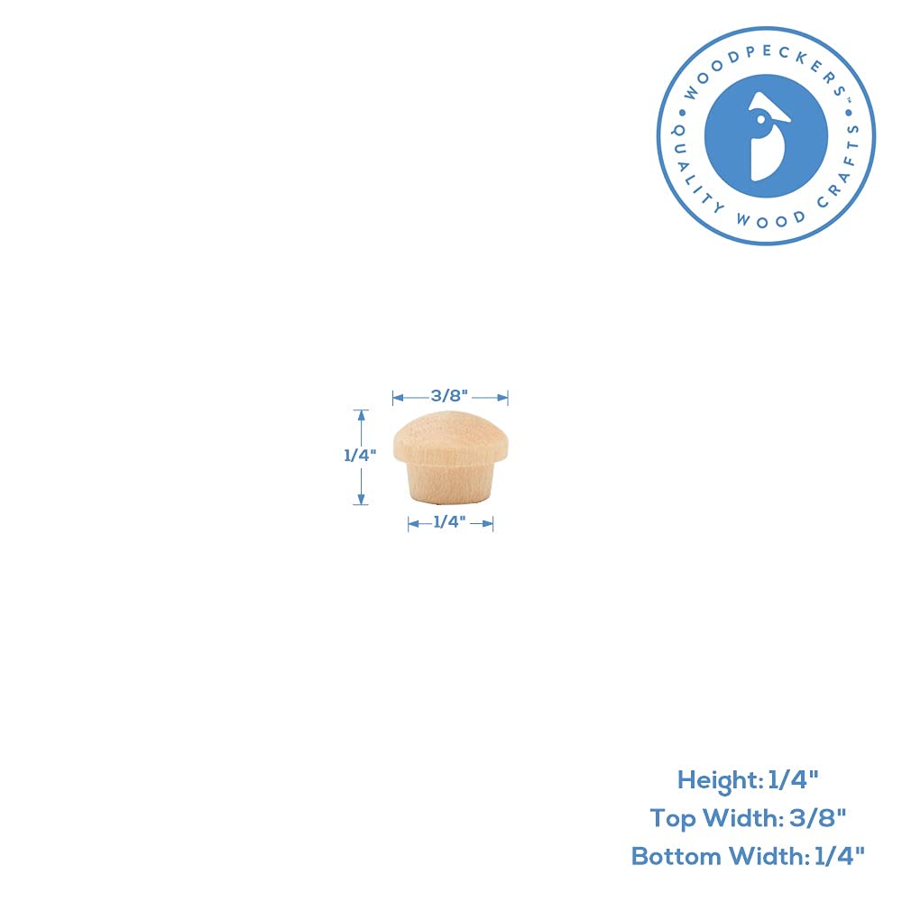 Madison Mill 18 -Pack 0.5 x 0.375 Poplar Wood Button plug in the End Caps & Screw Protectors department at Madison Mill 18 -Pack 0.5 x 0.375 Poplar Wood Button plug in the End Caps & Screw Protectors department at