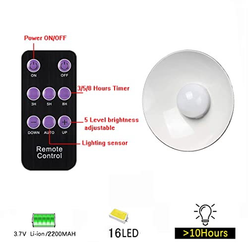 Abzxt Solar Pendant Lights Upgraded Bulb Lights Ip65 Waterproof Dusk To Dawn Auto Lamp With Remote Controller For Outdoor Shed Barn Chicken Coop Bullpen Pig Pen Stables Tents Etc(Single Lamp) #TOP6