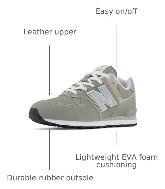 Image of New Balance Kid's 574 V1 Classic Lace-Up Sneaker (Big Kid)