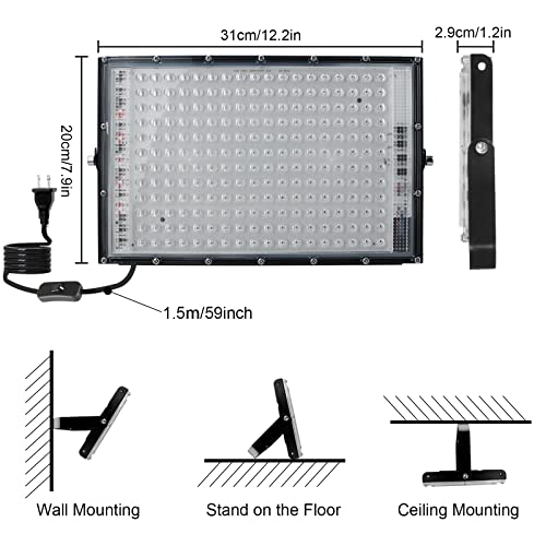 MEEKBOS 4 Pack 150W LED Blacklight, UV Black Lights for Glow Party, 395 NM by MEEKBOS - Used condition - Image 7