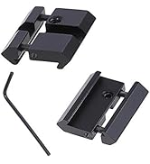 Yatrouys 2pcs 11mm Dovetail to 20mm Picatinny Weaver Low Profile Snap-in Rail Adaptor for Rifle S...