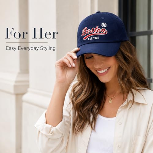 Image of Classic Vintage Embroidered Fashionable Baseball Cap for Men Women Teenager Cap City Hat Adjustable with Gift Box